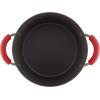 imageRachael Ray  87661 Rachael Ray Brights Hard Anodized Nonstick Cookware Pots and Pans Set 12 Piece Gray with Red HandlesGray with Red Handles