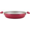 imageRachael Ray 8Piece Aluminum Cookware Set Teal ShimmerRed Shimmer