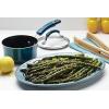 imageRachael Ray Brights Nonstick Cookware Pots and Pans Set 14 Piece Sea Salt GrayMarine Blue