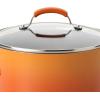 imageRachael Ray Brights Nonstick Cookware Pots and Pans Set 14 Piece Sea Salt GrayOrange Gradient