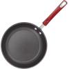imageRachael Ray Brights Nonstick Cookware Pots and Pans Set 14 Piece Sea Salt GrayRed Gradient