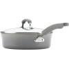imageRachael Ray Brights Nonstick Cookware Pots and Pans Set 14 Piece Sea Salt GraySea Salt Gray