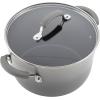 imageRachael Ray Brights Nonstick Cookware Pots and Pans Set 14 Piece Sea Salt GraySea Salt Gray