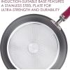 imageRachael Ray Create Delicious Hard Anodized Nonstick Cookware Pots and Pans Set 11 Piece Burgundy HandlesBurgundy Handles