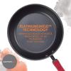imageRachael Ray Create Delicious Hard Anodized Nonstick Cookware Pots and Pans Set 11 Piece Burgundy HandlesRed Handles