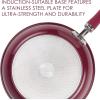 imageRachael Ray Create Delicious Nonstick Cookware Pots and Pans Set 13 Piece Teal ShimmerBurgundy Shimmer