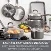 imageRachael Ray Create Delicious Nonstick Cookware Pots and Pans Set 13 Piece Teal ShimmerGray Shimmer