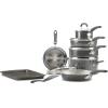imageRachael Ray Create Delicious Nonstick Cookware Pots and Pans Set 13 Piece Teal ShimmerGray Shimmer