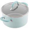 imageRachael Ray Create Delicious Nonstick Cookware Pots and Pans Set 13 Piece Teal ShimmerLight Blue Shimmer