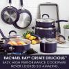 imageRachael Ray Create Delicious Nonstick Cookware Pots and Pans Set 13 Piece Teal ShimmerPurple Shimmer