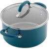 imageRachael Ray Create Delicious Nonstick Cookware Pots and Pans Set 13 Piece Teal ShimmerTeal Shimmer