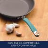 imageRachael Ray Cucina Hard Anodized Nonstick Cookware Pots and Pans Set 12 Piece Gray with Blue HandlesGray with Blue Handles
