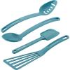imageRachael Ray Cucina Hard Anodized Nonstick Cookware Pots and Pans Set 12 Piece Gray with Blue HandlesGray with Blue Handles