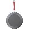 imageRachael Ray Cucina Hard Anodized Nonstick Cookware Pots and Pans Set 12 Piece Gray with Blue HandlesGray with Red Handles