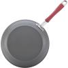 imageRachael Ray Cucina Hard Anodized Nonstick Cookware Pots and Pans Set 12 Piece Gray with Blue HandlesGray with Red Handles