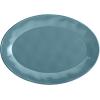 imageRachael Ray Cucina Dinnerware 10Inch x 14Inch Stoneware Oval Platter Cranberry RedAgave Blue