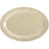 imageRachael Ray Cucina Dinnerware 10Inch x 14Inch Stoneware Oval Platter Cranberry RedAlmond Cream