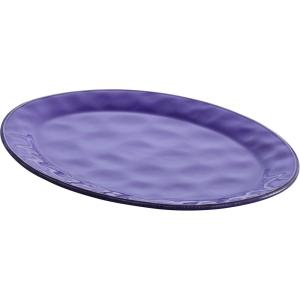 imageRachael Ray Cucina Dinnerware 10Inch x 14Inch Stoneware Oval Platter Cranberry RedPurple
