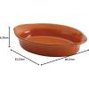 imageRachael Ray Cucina Stoneware 2Quart Oval Baker Pumpkin OrangePumpkin Orange