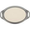 imageRachael Ray Solid Glaze Ceramics Bakeware  Baking Pan Oval  25 Quart Gray25 Quart