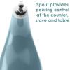 imageRachael Ray Cucina Ceramics EVOO Olive Oil Bottle Dispenser with Spout  24 Ounce RedAgave Blue