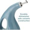 imageRachael Ray Cucina Ceramics EVOO Olive Oil Bottle Dispenser with Spout  24 Ounce RedAgave Blue