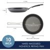 imageRachael Ray Cook  Create Hard Anodized Nonstick Frying PanSkillet with Helper Handle 14 Inch  Black10
