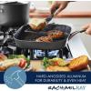 imageRachael Ray Cook  Create Hard Anodized Nonstick Frying PanSkillet with Helper Handle 14 Inch  Black11 Square Deep Griddle Pan