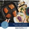 imageRachael Ray Cook  Create Hard Anodized Nonstick Frying PanSkillet with Helper Handle 14 Inch  Black11 Square Deep Griddle Pan