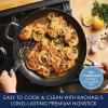 imageRachael Ray Cook  Create Hard Anodized Nonstick Frying PanSkillet with Helper Handle 14 Inch  Black14 Helper Handle