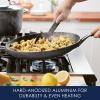 imageRachael Ray Cook  Create Hard Anodized Nonstick Frying PanSkillet with Helper Handle 14 Inch  Black14 Helper Handle