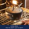 imageRachael Ray Cook  Create Hard Anodized Nonstick Frying PanSkillet with Helper Handle 14 Inch  Black45 Quarts