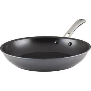 imageRachael Ray Cook  Create Hard Anodized Nonstick Frying PanSkillet with Helper Handle 14 Inch  Black125
