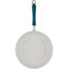 imageRachael Ray Cucina Ceramic Nonstick Pots and Pans Set with Saucepans Saute Frying Pans Stockpot Lids Pan Protectors and Cooking Utensils 13 Piece Non Stick Cookware Set  Marine BlueMarine Blue