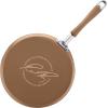imageRachael Ray Cucina Ceramic Nonstick Pots and Pans Set with Saucepans Saute Frying Pans Stockpot Lids Pan Protectors and Cooking Utensils 13 Piece Non Stick Cookware Set  Marine BlueMushroom Brown