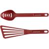 imageRachael Ray Cucina Ceramic Nonstick Pots and Pans Set with Saucepans Saute Frying Pans Stockpot Lids Pan Protectors and Cooking Utensils 13 Piece Non Stick Cookware Set  Marine BlueCranberry Red