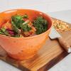 imageRachael Ray Accessories Kitchen Pantryware Multi PurposeSalad ServewareMelamine Garbage Bowl 4 Liters Sea Salt GrayOrange
