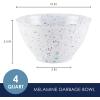 imageRachael Ray Accessories Kitchen Pantryware Multi PurposeSalad ServewareMelamine Garbage Bowl 4 Liters Sea Salt GrayWhite