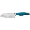 imageRachael Ray Cutlery Japanese Stainless Steel Knives Set with Sheaths 8Inch Chef Knife 5Inch Santoku Knife and 35Inch Paring Knife TealTeal