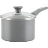 imageRachael Ray Get Cooking Stackable Nonstick Pots and Pans Cookware Set 8 Piece RedGray