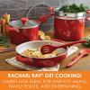 imageRachael Ray Get Cooking Stackable Nonstick Pots and Pans Cookware Set 8 Piece RedRed