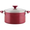 imageRachael Ray Get Cooking Stackable Nonstick Pots and Pans Cookware Set 8 Piece RedRed