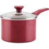 imageRachael Ray Get Cooking Stackable Nonstick Pots and Pans Cookware Set 8 Piece RedRed