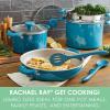 imageRachael Ray Get Cooking Stackable Nonstick Pots and Pans Cookware Set 8 Piece RedTurquoise