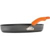 imageRachael Ray HardAnodized Nonstick Oval Pasta Pot  Stockpot with Lid and Pour Spout 8Quart Gray with Orange HandlesGray with Orange Handles