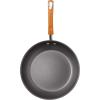 imageRachael Ray HardAnodized Nonstick Oval Pasta Pot  Stockpot with Lid and Pour Spout 8Quart Gray with Orange HandlesGray with Orange Handles