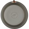 imageRachael Ray HardAnodized Nonstick Oval Pasta Pot  Stockpot with Lid and Pour Spout 8Quart Gray with Orange HandlesGray with Orange Handles