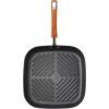 imageRachael Ray HardAnodized Nonstick Oval Pasta Pot  Stockpot with Lid and Pour Spout 8Quart Gray with Orange HandlesGray with Orange Handles