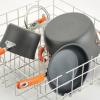 imageRachael Ray HardAnodized Nonstick Oval Pasta Pot  Stockpot with Lid and Pour Spout 8Quart Gray with Orange HandlesGray with Orange Handles