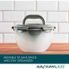 imageRachael Ray LeakProof Nestable Container Food Storage Bin Set 10Piece Clear with Gray LidsClear with Gray Lids